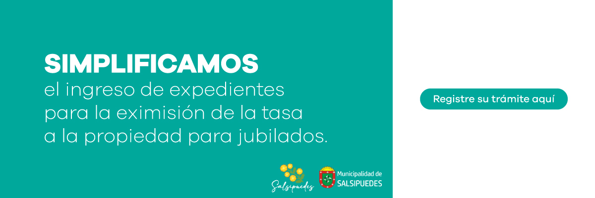 Registro Jubilado/a para Eximisión de Tasa a la propiedad